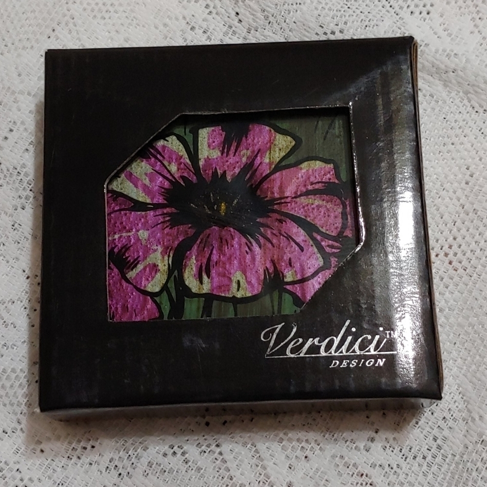 Verdici Floral Coasters